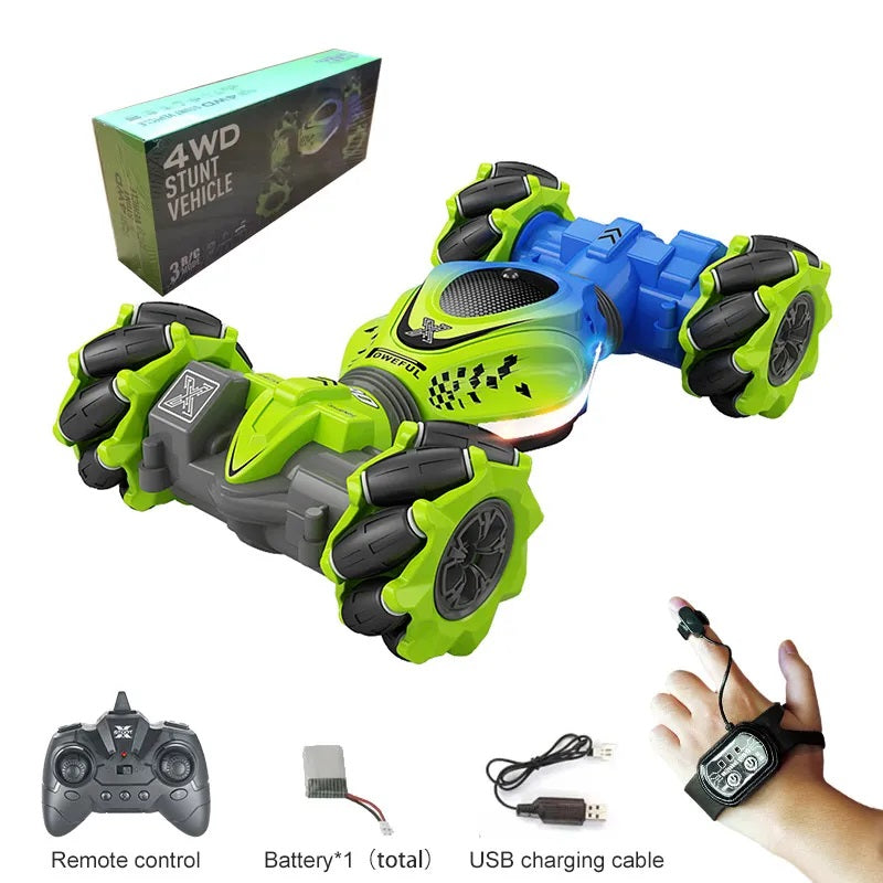 Hand Gesture Sensing RC Stunt Car for Racing Adventures